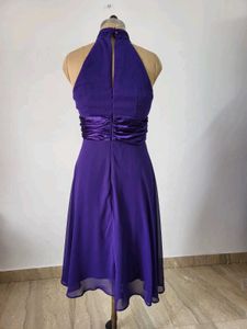 Purple Halter Dress