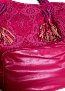 Shoulder Bag Structured Pink