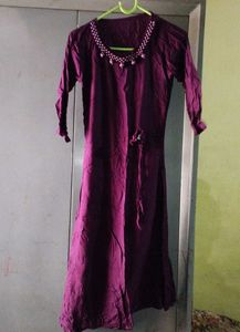 Elegant Purple Kurta