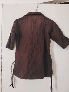Three Quarter Sleeves Women Shirt Top