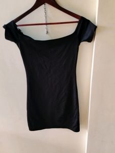Cute Black Colour Off Shoulder One Piece