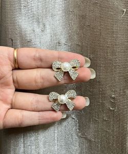 Bow Pearl Earring