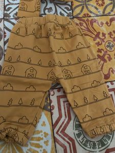 New Born Baby Suit Mustard Colour