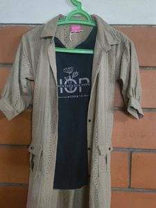 Girls' Beige Cover-Up