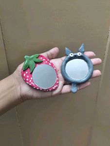 ⏬DISCOUNT : Pinterest Handheld Clay Mirrors ✨