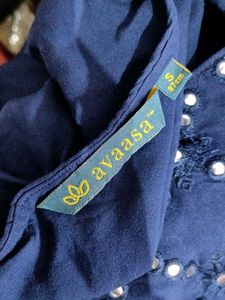 Navy Blue Kurta (Women&#39;s)