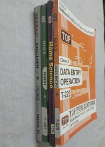 NIOS CLASS 10TH GUIDE BOOKS (COMBO OF 4)