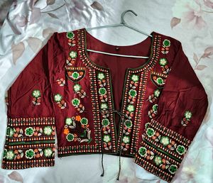 Navratri embroidered shrug