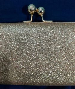 Golden Glitter Clutch