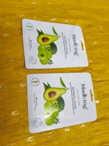 Masking Facial Sheet Mask ❤️ Pack Of 2