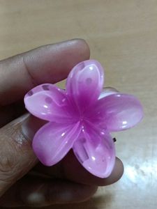 6 Flower Hair Claw Clips SET