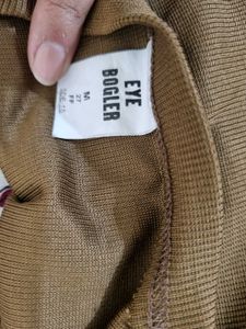 Brown Bodycon Mini Dress