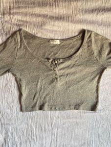 Korean Grey Top🩶