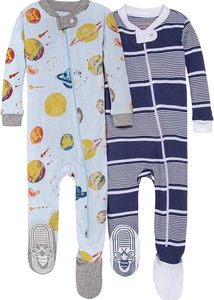 Burt&#39;s Bees Baby Celestial Zippered Romper