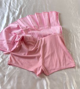 Pinterest Pink Mini Pleated Skirt