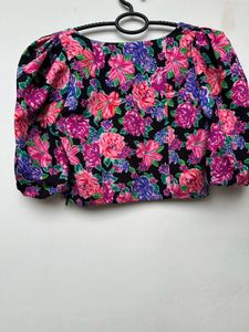 Floral Crop Top