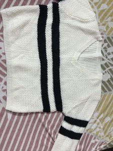 Striped Knit Sweater + free gift