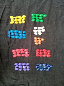 Painted Pista Shells - 100 Piece