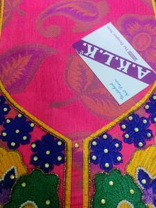 Embroidered Floral Suit Piece