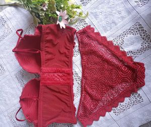 Red Lace Lingerie Set