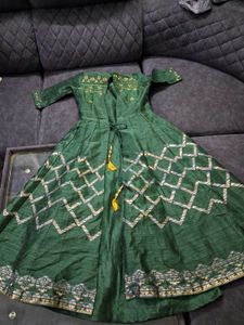 Elegant Green Kurta Suit For Kids