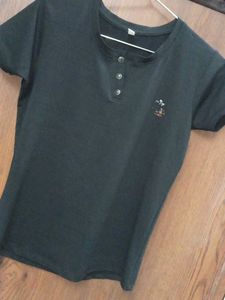 Casual Black T-Shirt