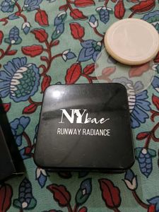 NY Bae Compact Powder with swiss beauty lipstick