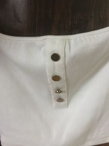 White Off-Shoulder Top