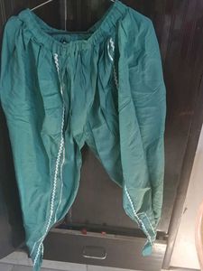 Green Ethnic Kurta with Pathani bottom