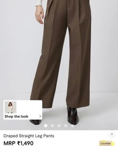Savana Brown Straight Leg Pants