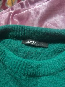 Stylish Green Knit Sweater