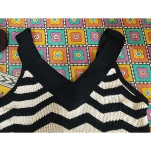 Chevron Knit Tank Top