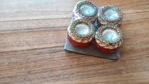 Clay Wax Filled Matki Diya