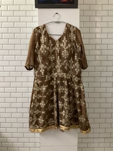Sharara With A Line Frock