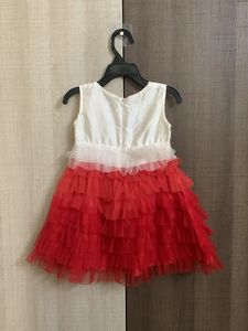 Red And White Dress