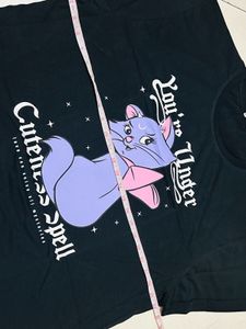 2xl Marie Cat Graphic Boyfriend Tshirt For Woman