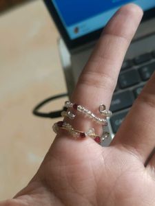 Y2K Beaded Statement Ring