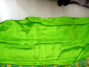 New Perrot Green Silk Saree