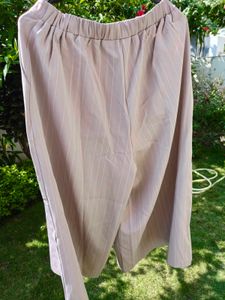 Striped Culottes Trousers