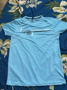 Sky Blue Graphic Tee