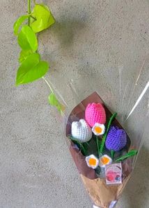 Crochret Tulips Bouquet 🌷