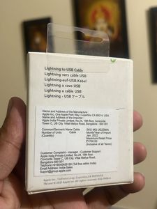 Original  iPhone 7 USB To Lighting  Data Cable