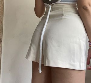 Beige Shorts