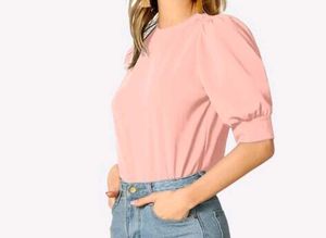 Peach Crop Top.