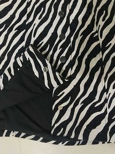 Zebra Print Party Wear