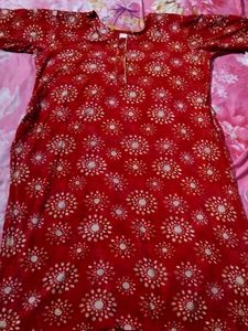 Beautiful Red Kurti