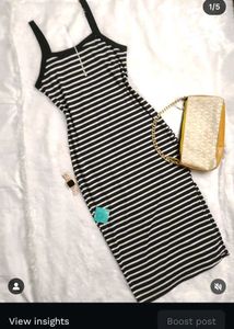 ❤️Striped Bodycon Midi Dress❤️