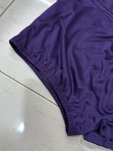 Purple Mens Short