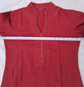 Libas Solid Straight Fit Kurta
