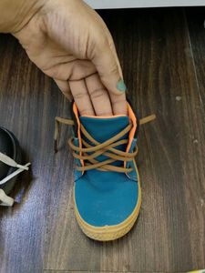 Cute Blue Baby Booties